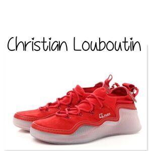 Christian Louboutin Vibrant Red Sneakers